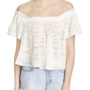 Free People Thrills and Frills Top Size Small Worn Once